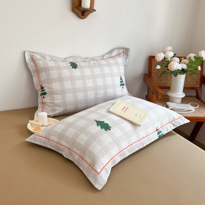 91家纺网 家纺一手货源 找家纺 （总）艾迪尚家纺 2025新款生态全棉纯棉磨毛印花单品系列-单枕套