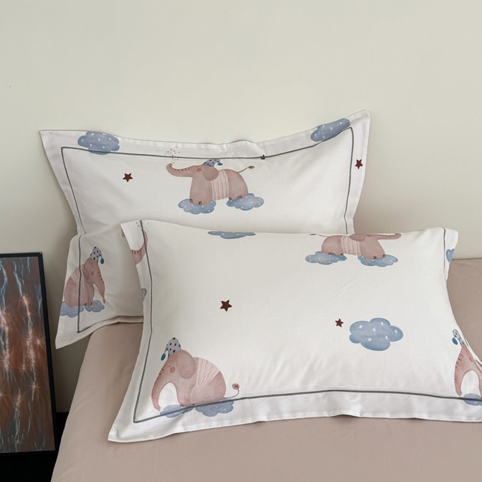 91家纺网 家纺一手货源 找家纺 （总）艾迪尚家纺 2025新款生态全棉纯棉磨毛印花单品系列-单枕套