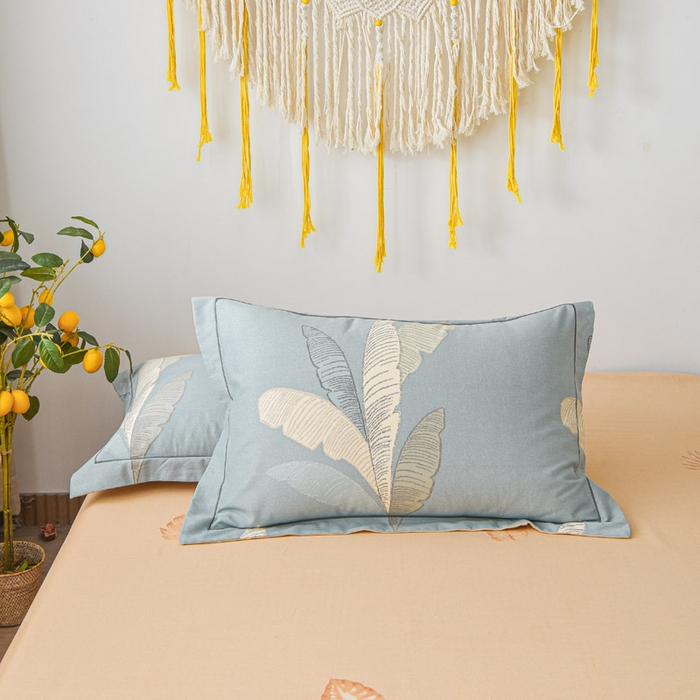 91家纺网 家纺一手货源 找家纺 （总）艾迪尚家纺 2025新款生态全棉纯棉磨毛印花单品系列-单枕套