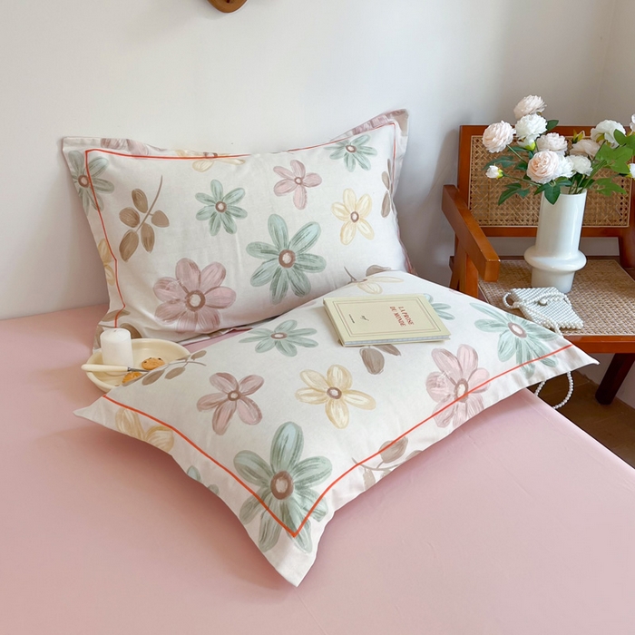 艾迪尚家纺 2025新款生态全棉纯棉磨毛印花单品系列-单枕套 向阳