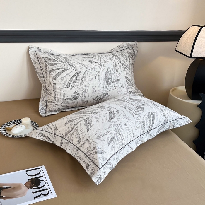 艾迪尚家纺 2025新款生态全棉纯棉磨毛印花单品系列-单枕套 樱若