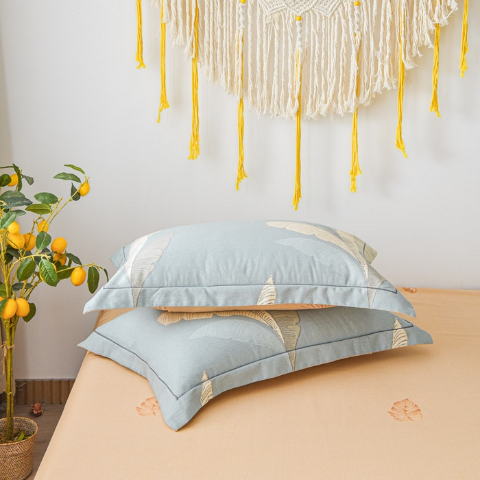 91家纺网 家纺一手货源 找家纺 艾迪尚家纺 2025新款生态全棉纯棉磨毛印花单品系列-单枕套 玉树