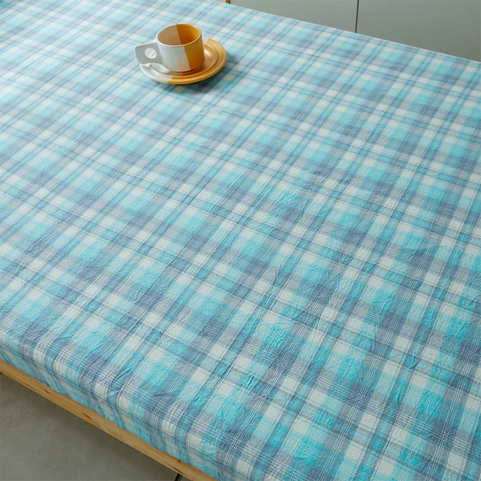 91家纺网 家纺一手货源 找家纺 九沐良品 2025新款全棉纯棉色织水洗棉学生三件套六件套大礼包 星空绿