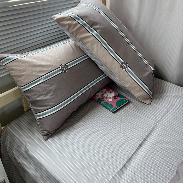 91家纺网 家纺一手货源 找家纺 云梦2025新款全棉印花学生宿舍套件 潮流前线