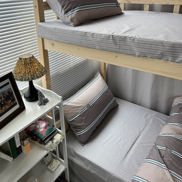 91家纺网 家纺一手货源 找家纺 云梦2025新款全棉印花学生宿舍套件 潮流前线