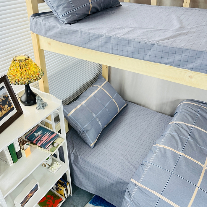 91家纺网 家纺一手货源 找家纺 云梦2025新款全棉印花学生宿舍套件 大作战联名