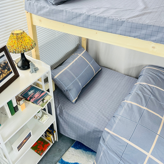 91家纺网 家纺一手货源 找家纺 云梦2025新款全棉印花学生宿舍套件 大作战联名