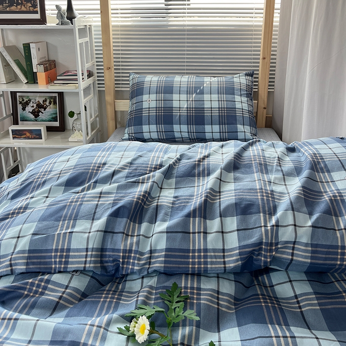 91家纺网 家纺一手货源 找家纺 云梦2025新款全棉印花学生宿舍套件 防污盾牌