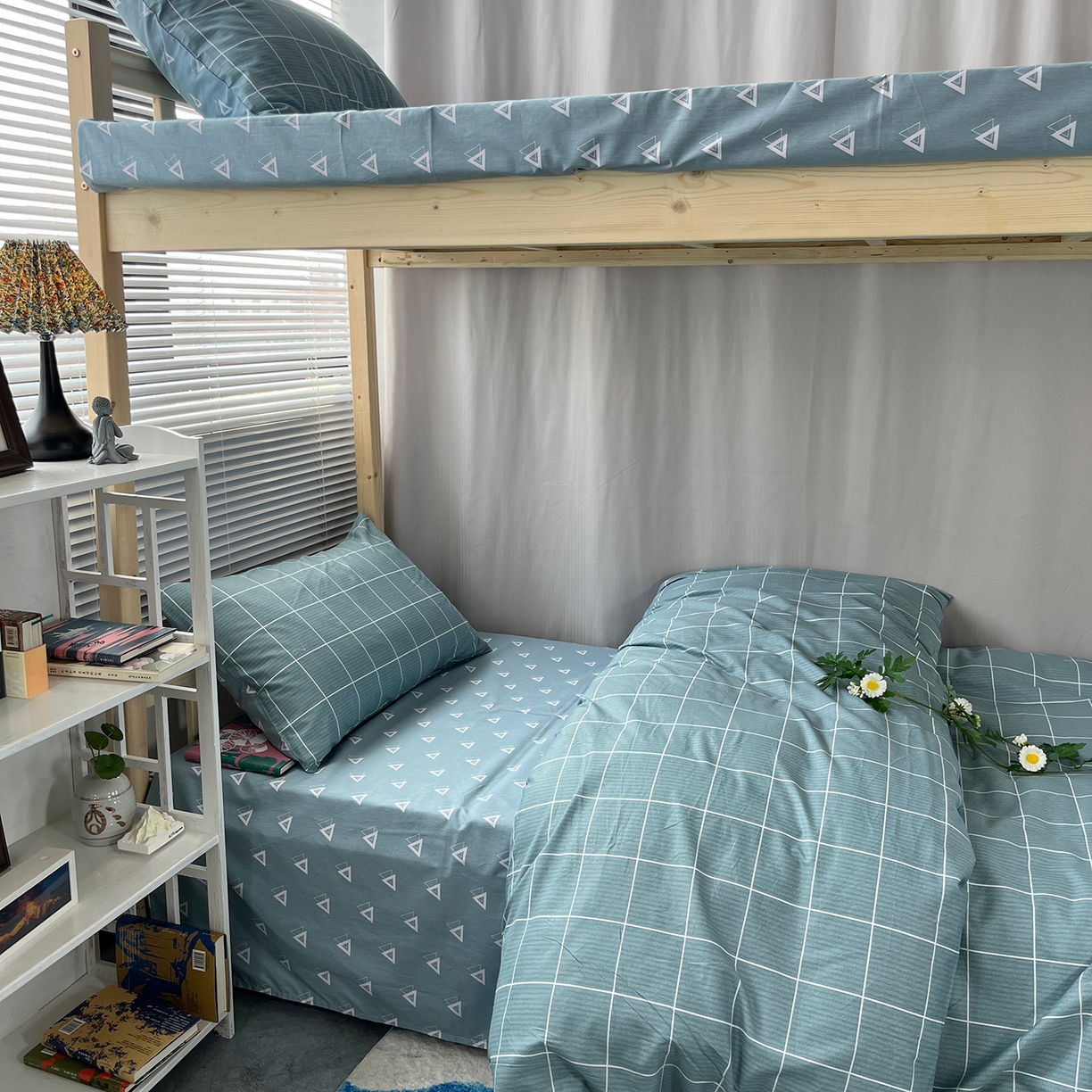 云梦2025新款全棉印花学生宿舍套件 格调生活