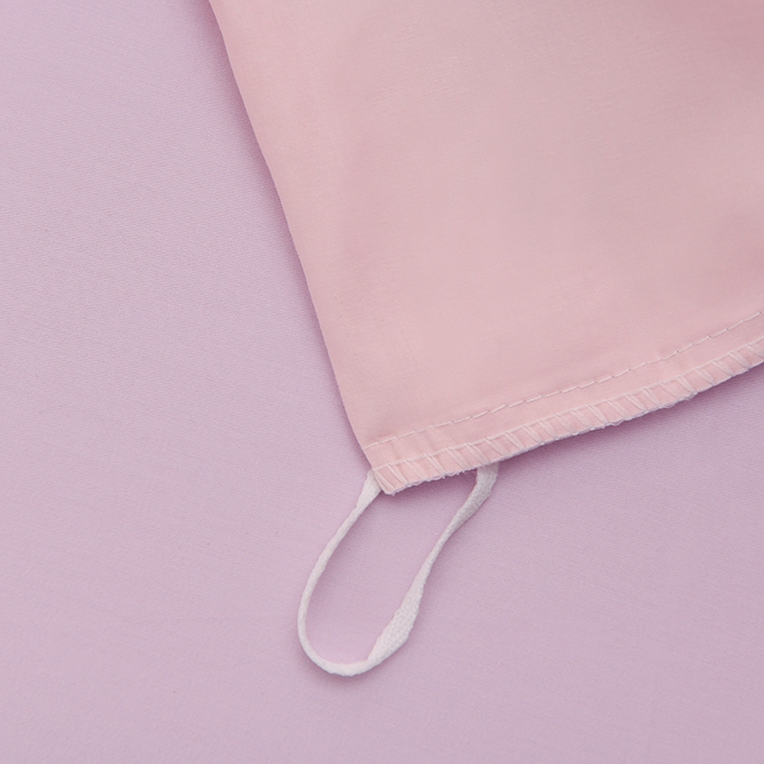 91家纺网 家纺一手货源 找家纺 登登家纺 2025新款A类长绒棉刺绣四件套-卡通 兔熊-粉紫