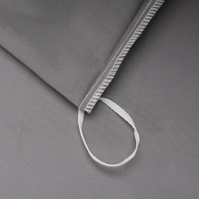 91家纺网 家纺一手货源 找家纺 登登家纺 2025新款A类长绒棉刺绣四件套-卡通 兔熊-灰