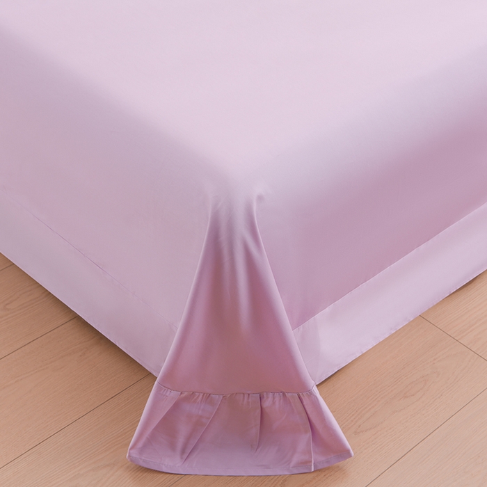 91家纺网 家纺一手货源 找家纺 登登家纺 2025新款A类长绒棉刺绣四件套-卡通 兔熊-紫