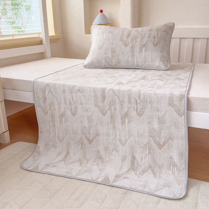 91家纺网 家纺一手货源 找家纺 （总）小萌虎 2025新款亲肤舒适学生宿舍凉席PE凉感凉席席子