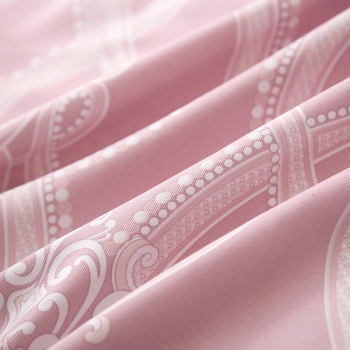 91家纺网 家纺一手货源 找家纺 （总）威克凯丽 2025新款活性印花款纯竹纤维软凉席三件套