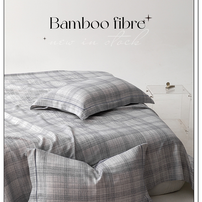 91家纺网 家纺一手货源 找家纺 威克凯丽 2025新款活性印花款纯竹纤维软凉席三件套 格高意远