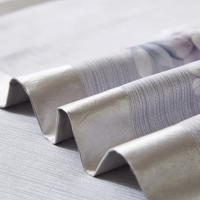 91家纺网 家纺一手货源 找家纺 威克凯丽 2025新款活性印花款纯竹纤维软凉席三件套 婉玲