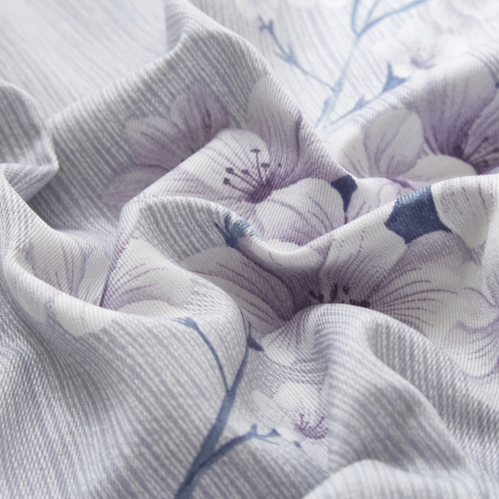 91家纺网 家纺一手货源 找家纺 威克凯丽 2025新款活性印花款纯竹纤维软凉席三件套 婉玲