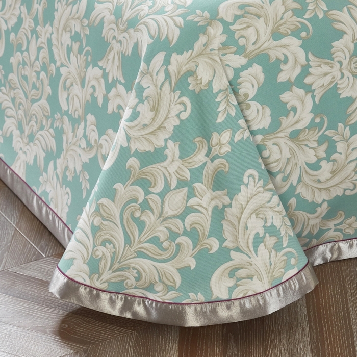 91家纺网 家纺一手货源 找家纺 威克凯丽 2025新款活性印花款纯竹纤维软凉席三件套 雅典娜