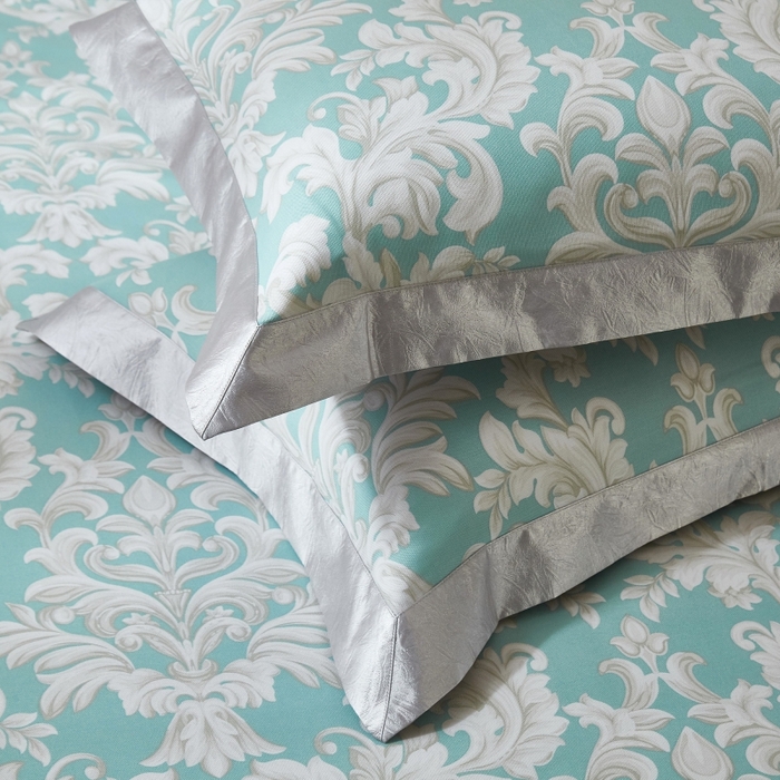 91家纺网 家纺一手货源 找家纺 威克凯丽 2025新款活性印花款纯竹纤维软凉席三件套 雅典娜