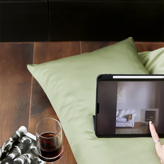 91家纺网 家纺一手货源 找家纺 威克凯丽 2025新款60支纯色兰精天丝四件套--风格二 欧芹绿