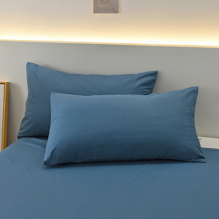 91家纺网 家纺一手货源 找家纺 （总）启优家纺 2025新款13372全棉纯棉纯色四件套