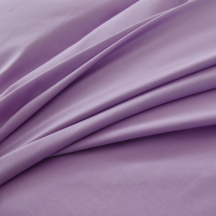 91家纺网 家纺一手货源 找家纺 启优家纺 2025新款13372全棉纯棉纯色四件套 丁香紫
