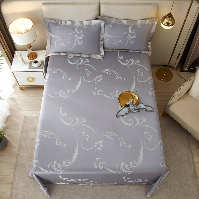 91家纺网 家纺一手货源 找家纺 （总）威克凯丽 2025新款重磅七彩大提花纯竹纤维软凉席三件套