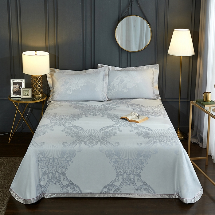 91家纺网 家纺一手货源 找家纺 （总）威克凯丽 2025新款重磅七彩大提花纯竹纤维软凉席三件套