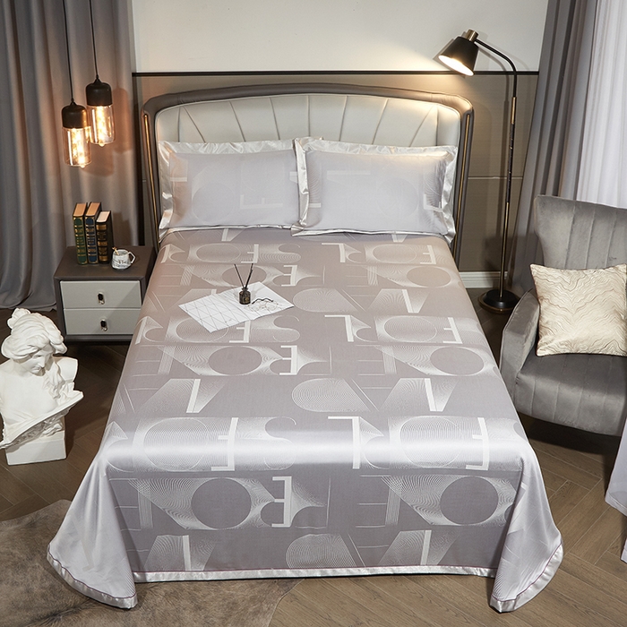 91家纺网 家纺一手货源 找家纺 威克凯丽 2025新款重磅七彩大提花纯竹纤维软凉席三件套 彼得