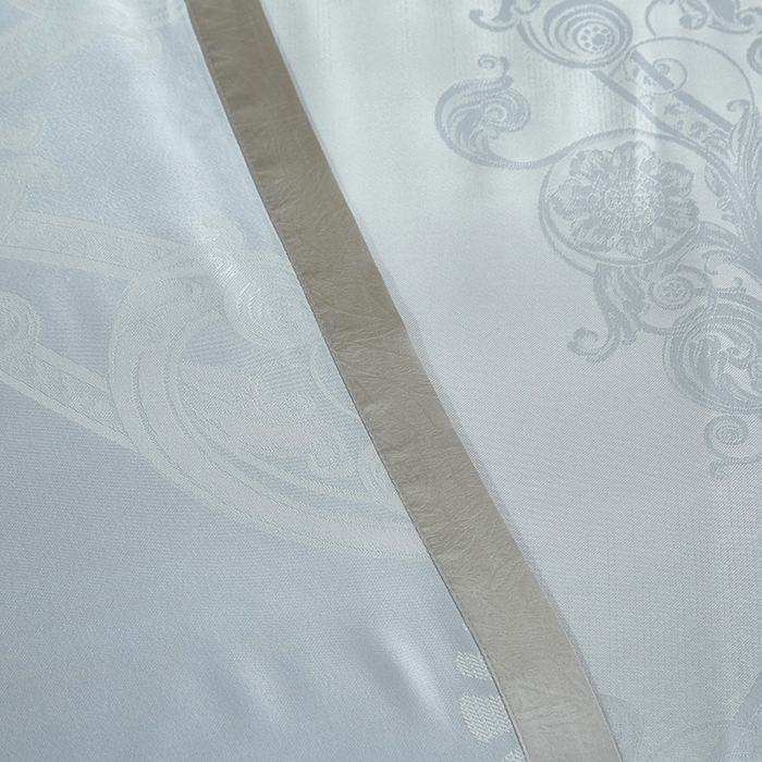 91家纺网 家纺一手货源 找家纺 威克凯丽 2025新款重磅七彩大提花纯竹纤维软凉席三件套 弗洛森