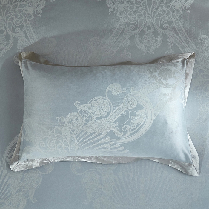 91家纺网 家纺一手货源 找家纺 威克凯丽 2025新款重磅七彩大提花纯竹纤维软凉席三件套 弗洛森