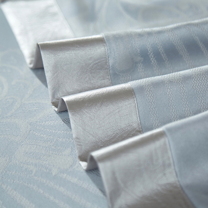 91家纺网 家纺一手货源 找家纺 威克凯丽 2025新款重磅七彩大提花纯竹纤维软凉席三件套 弗洛森