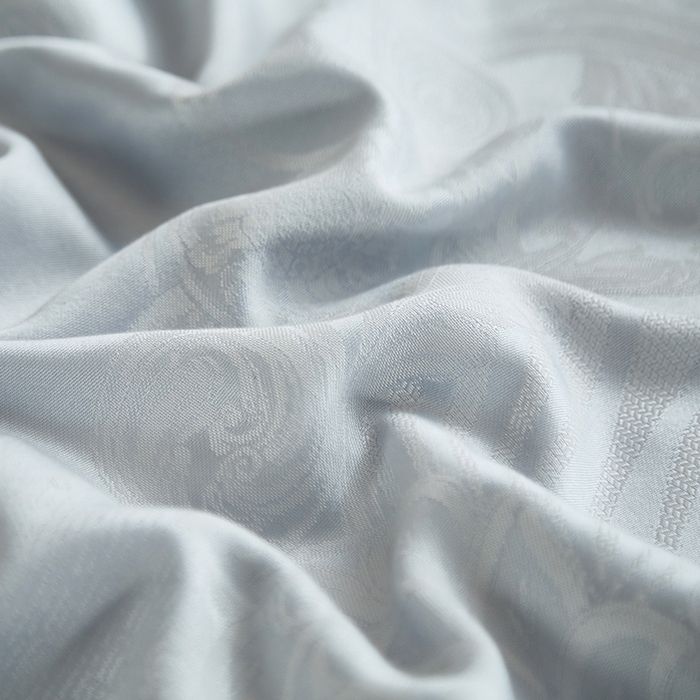 91家纺网 家纺一手货源 找家纺 威克凯丽 2025新款重磅七彩大提花纯竹纤维软凉席三件套 弗洛森