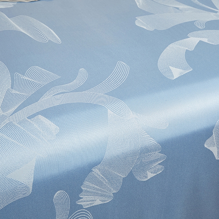 91家纺网 家纺一手货源 找家纺 威克凯丽 2025新款重磅七彩大提花纯竹纤维软凉席三件套 贵族品味