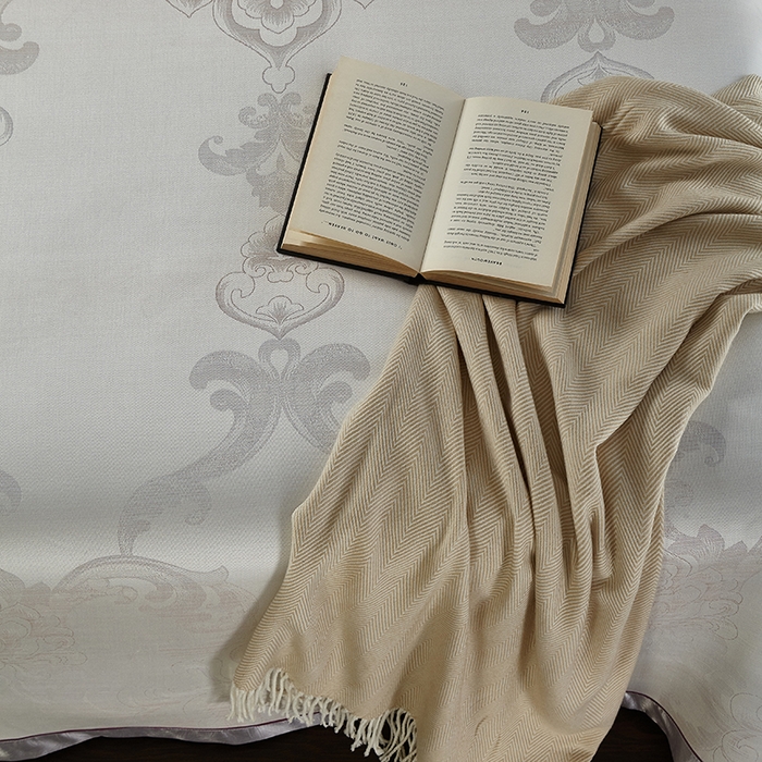 91家纺网 家纺一手货源 找家纺 威克凯丽 2025新款重磅七彩大提花纯竹纤维软凉席三件套 莱奥