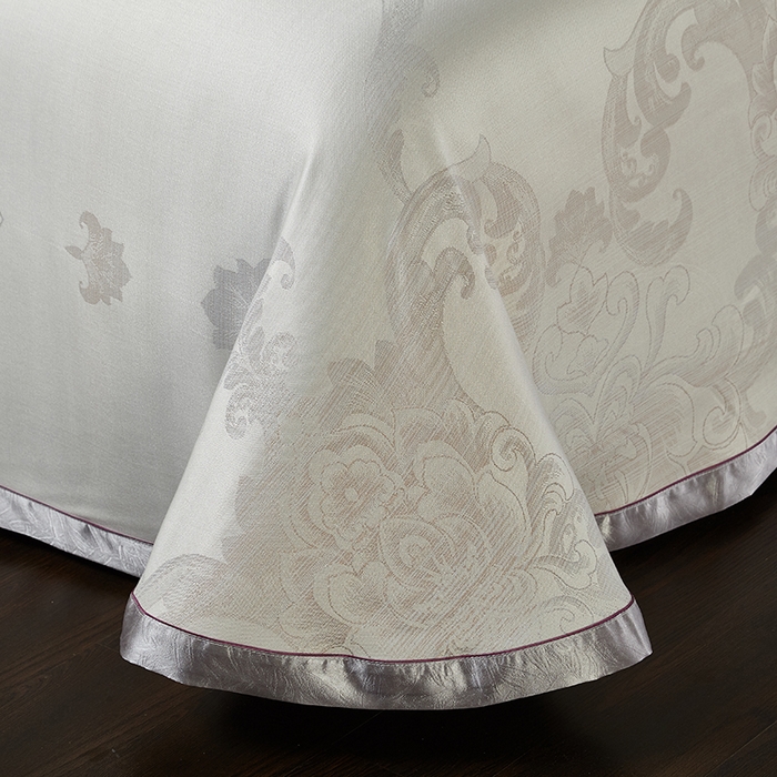 91家纺网 家纺一手货源 找家纺 威克凯丽 2025新款重磅七彩大提花纯竹纤维软凉席三件套 莱奥