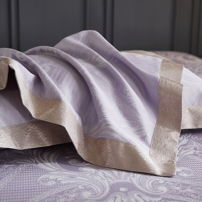 91家纺网 家纺一手货源 找家纺 威克凯丽 2025新款重磅七彩大提花纯竹纤维软凉席三件套 浪漫巴黎