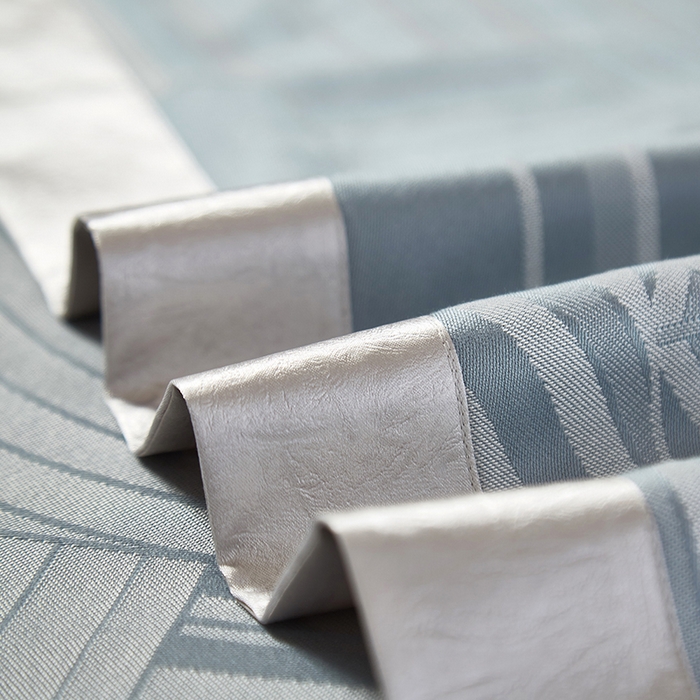 91家纺网 家纺一手货源 找家纺 威克凯丽 2025新款重磅七彩大提花纯竹纤维软凉席三件套 灵动空间