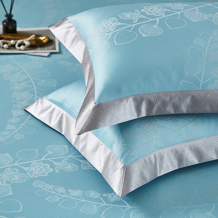 91家纺网 家纺一手货源 找家纺 威克凯丽 2025新款重磅七彩大提花纯竹纤维软凉席三件套 尼桑-绿