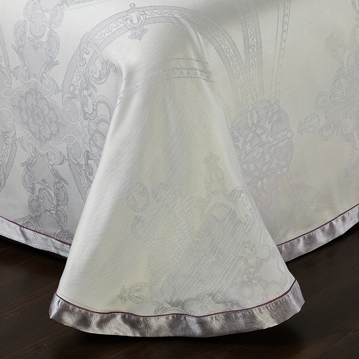 91家纺网 家纺一手货源 找家纺 威克凯丽 2025新款重磅七彩大提花纯竹纤维软凉席三件套 佩霖卡