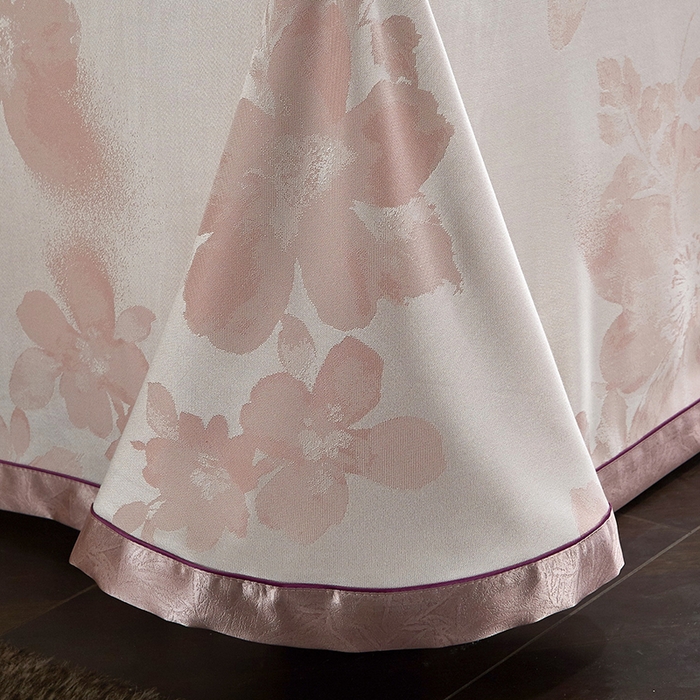 91家纺网 家纺一手货源 找家纺 威克凯丽 2025新款重磅七彩大提花纯竹纤维软凉席三件套 温婉佳人