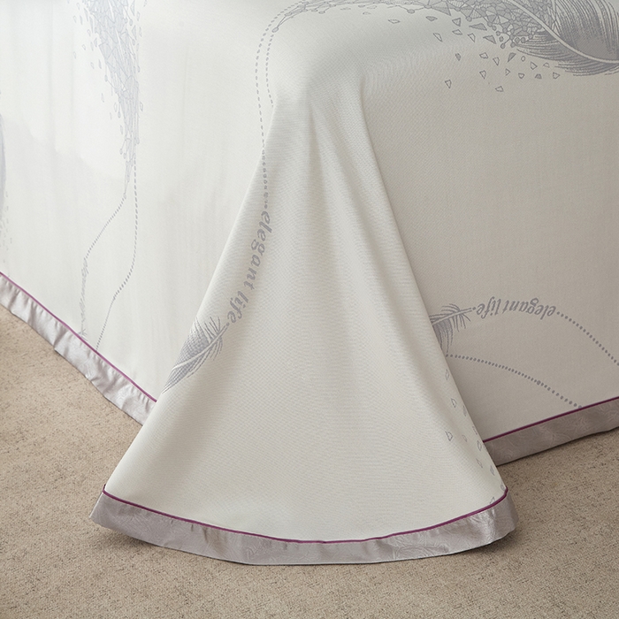 91家纺网 家纺一手货源 找家纺 威克凯丽 2025新款重磅七彩大提花纯竹纤维软凉席三件套 寻梦芳菲