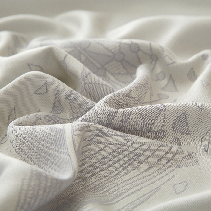 91家纺网 家纺一手货源 找家纺 威克凯丽 2025新款重磅七彩大提花纯竹纤维软凉席三件套 寻梦芳菲