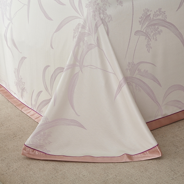 91家纺网 家纺一手货源 找家纺 威克凯丽 2025新款重磅七彩大提花纯竹纤维软凉席三件套 雅然