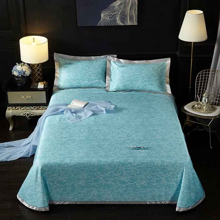 91家纺网 家纺一手货源 找家纺 （总）威克凯丽 2025新款定位款竹语天丝软凉席三件套