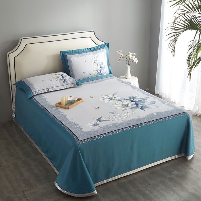 91家纺网 家纺一手货源 找家纺 （总）威克凯丽 2025新款定位款竹语天丝软凉席三件套