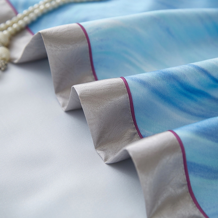 91家纺网 家纺一手货源 找家纺 威克凯丽 2025新款定位款竹语天丝软凉席三件套 北城