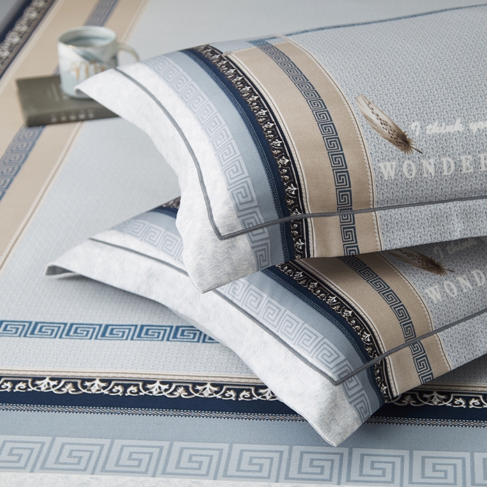 91家纺网 家纺一手货源 找家纺 威克凯丽 2025新款定位款竹语天丝软凉席三件套 匠心华庭