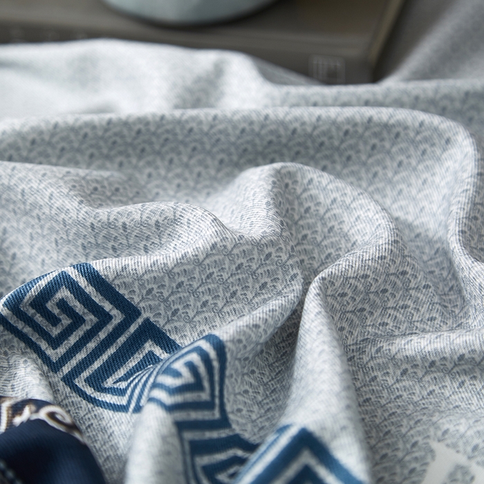 91家纺网 家纺一手货源 找家纺 威克凯丽 2025新款定位款竹语天丝软凉席三件套 匠心华庭