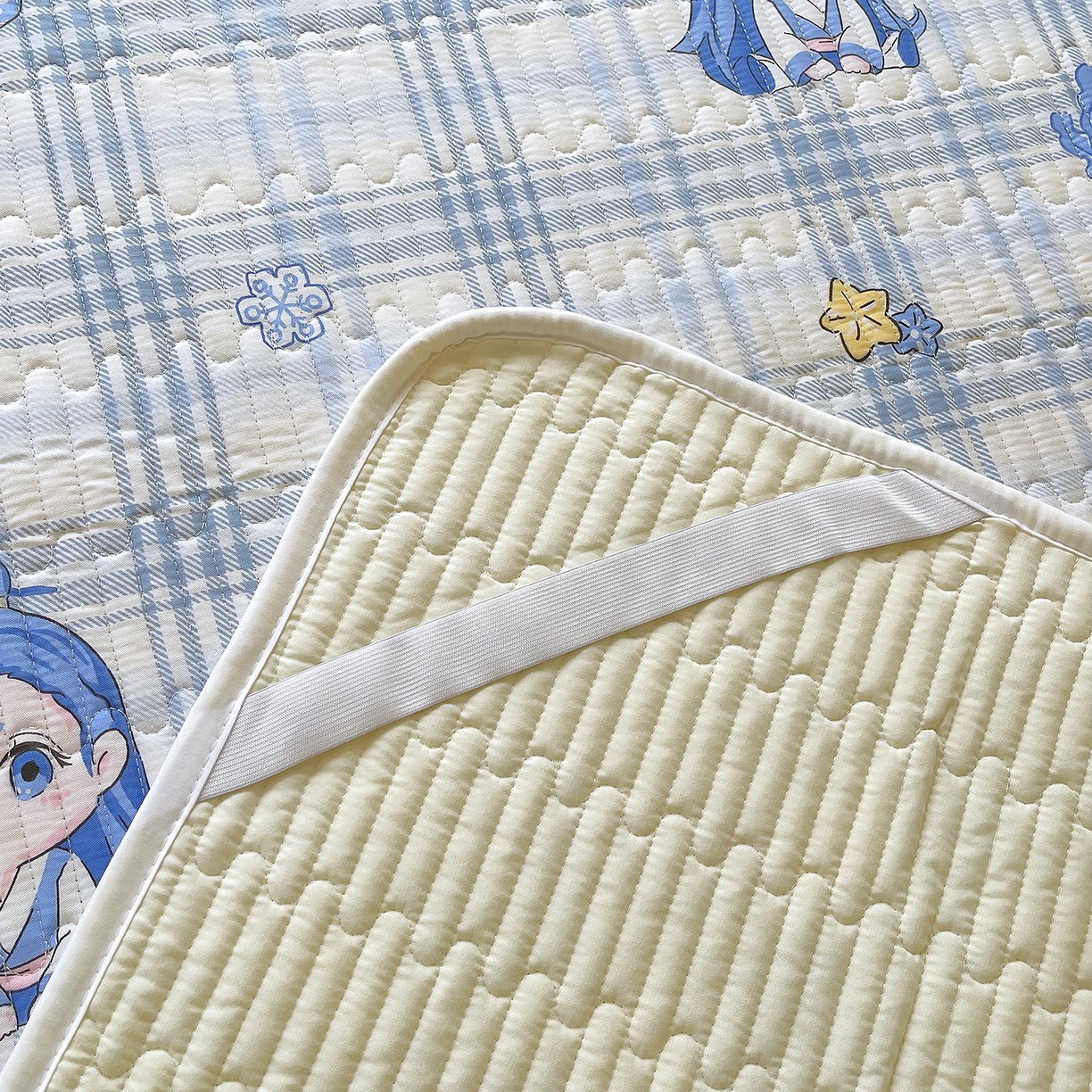 91家纺网 家纺一手货源 找家纺 （总）金鑫汇家纺2025新款A类宿舍全棉印花床盖三件套